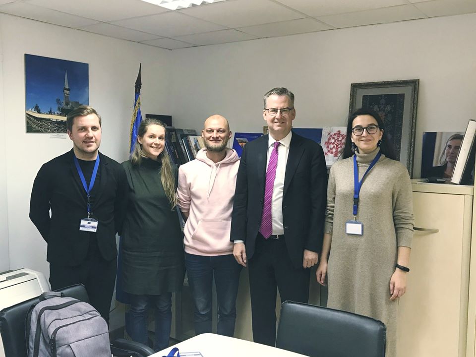 RADA met with the Head of the Delegation of the European Union in Belarus Mr. Dirk Schuebel.